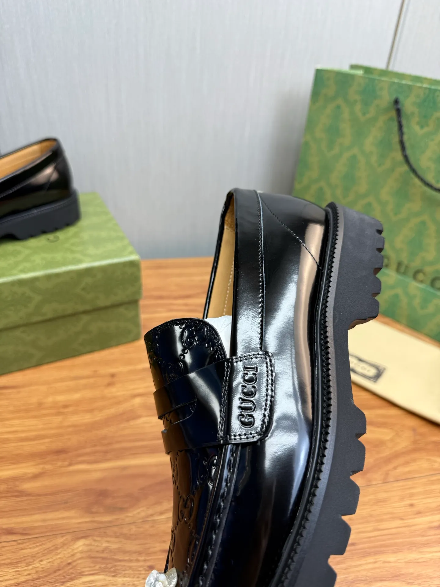 Factory price 580💰 GUCCI. Gucci men's business casual leather shoes, luxurious and noble👞All imported original brand leather materials, just to create a more comfortable wearing experience, upper: original cowhide. Frosted cowhide➕Imported full cowhide, original outsole✔️16-45 (45 non-refundable)